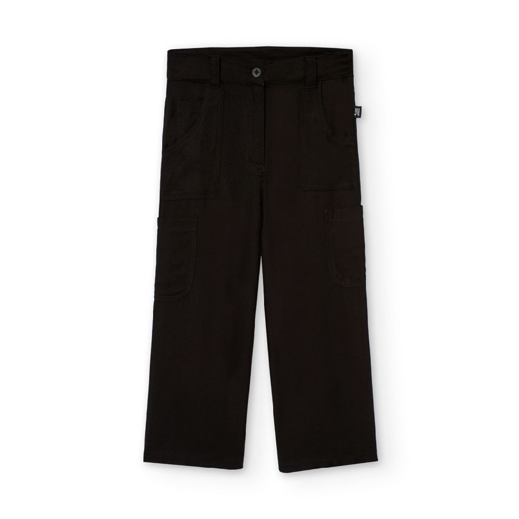 Pantalón niña viscosa color negro 441054