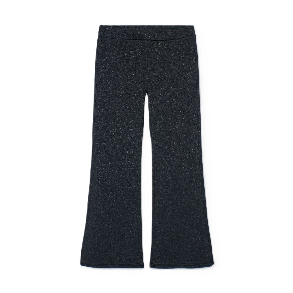 Legging niña acampanado negro 25042